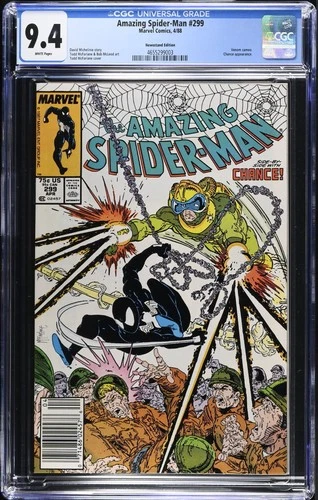 Amazing Spider-Man #299 CGC 9.4 White Pages Newsstand Edition