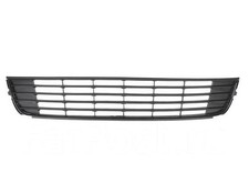 GITTER GRILL STOßSTANGE VORNE MITTE FÜR VW CADDY 2015-2020 MIT ZIERLEISTE