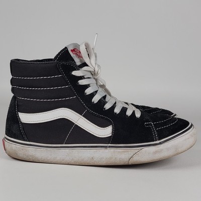 Vans Off The Wall Black Suede 507698 High Top Mens 8 Pro Skate Shoes Womens 9.5