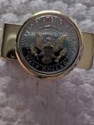 United States Kennedy Half Dollar Money Clip Reverse Side Gold Clad Eagle — photo 3