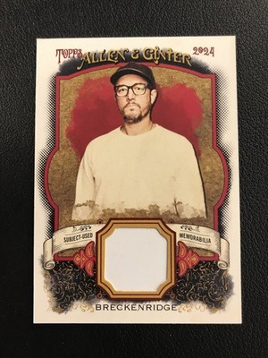 2024 Topps Allen & Ginter #AGR-RB Riley Breckenridge  Used Relic Drummer
