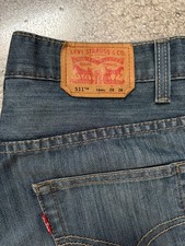 Levis 511 28x28 Boys or Men's skinny blue jeans pre-owned in excellent condition