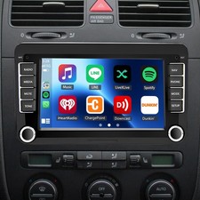 Android 14 Car Stereo Radio Fits for VW R32 MK5 2006, 7" Touch Screen