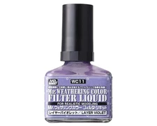 GSI Creos Mr. Hobby WC11 Mr. Weathering Color Filter Liquid Violet GUZWC11