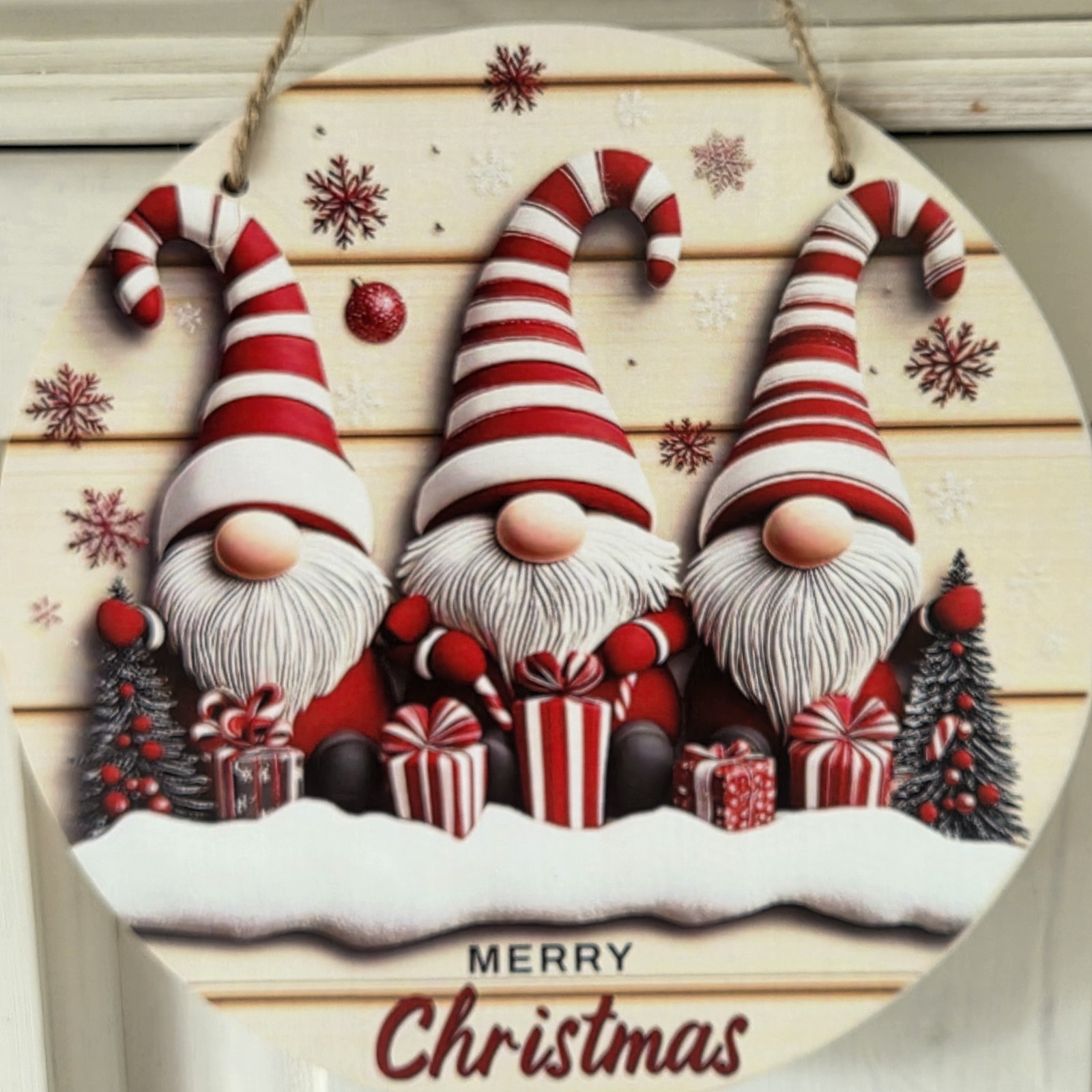 Türschild Türdeko Weihnachten Deko Nikolaus Weihnachtsmann