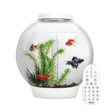 BIORB CLASSIC 30L WHITE AQUARIUM ACRYLIC FISH TANK LED LIGHTING FILTER UNIT