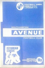Walthamstow Avenue V Bishop&rsquo;s Stortford - 1977/78 Isthmian League - 25-Oct-1977