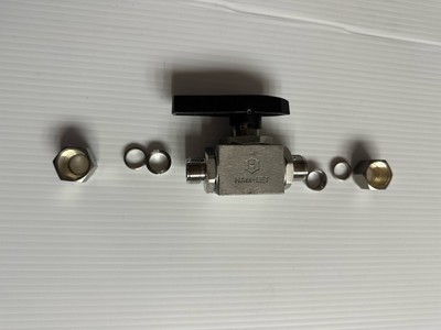 HAM-LET H6800SSL1/2CSS BALL VALVE