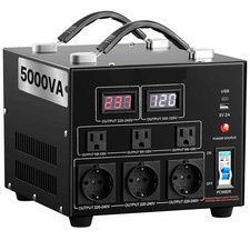 5000W Voltage Converter Transformer Step Up/Down 220V-110V /110V-220V CE