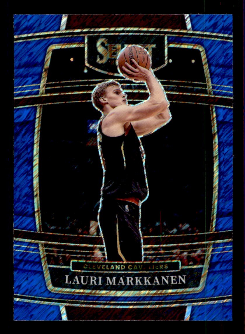 2021-22 Panini Select #90 Lauri Markkanen Blue Shimmer Prizms