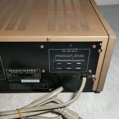 Marantz Pm-80Af Integrated Amplifier Used | eBay
