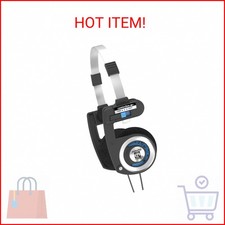 Koss Porta Pro Classic On-Ear Headphones, Retro Style, 3.5mm Wired Plug, Durable