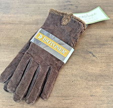 ISOTONER MicroLuxe Lining Women's Genuine Leather Brown Gloves SOFT / Size XL