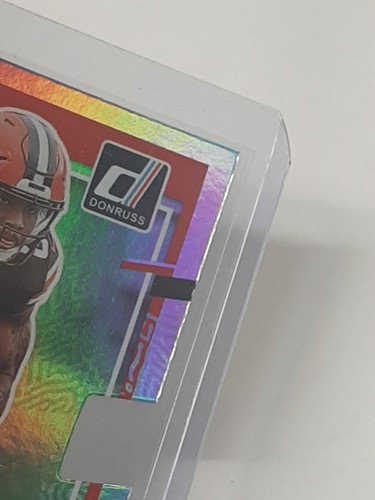 2023 Cedric Tillman Donruss Optic Holo 3/75 Die-cut #321 RC Cleveland Browns - Picture 6 of 7