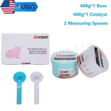 SANDENT Dental Putty Normal Set PVS VPS Impression Material Base 2 x 400g