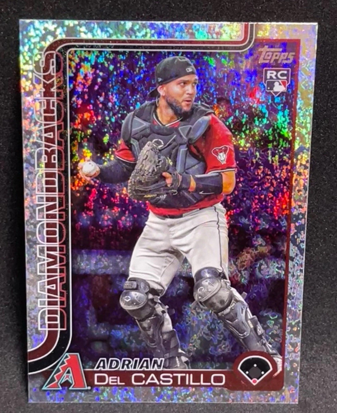 2025 Topps Series 1 Adrian Del Castillo Rookie #226 Sand Glitter SP DIAMONDBACKS