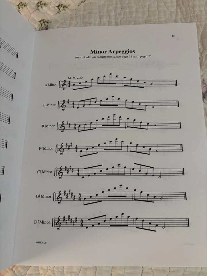 Escalas y Arpegios para la Flauta Libro 1 por Daniel G. Theaker (Grado 2-6) Foto 3 de 3