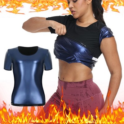 Sweat Sauna Tank Top Shirts Abnehmen Shapewear Bodyshaper Mieder Damen DE