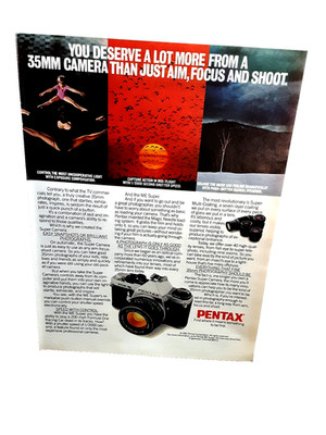 1981 Pentax ME Super Camera Ad   You Deserve More Than Just Aim Focus Shoot
