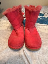 UGG Bailey bow II boots hot pink fusia Girls 3