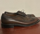 Vintage Rare ROBLEE 12 D/B Brown Full Grain Leather Longwing Brogue Oxfords — photo 1