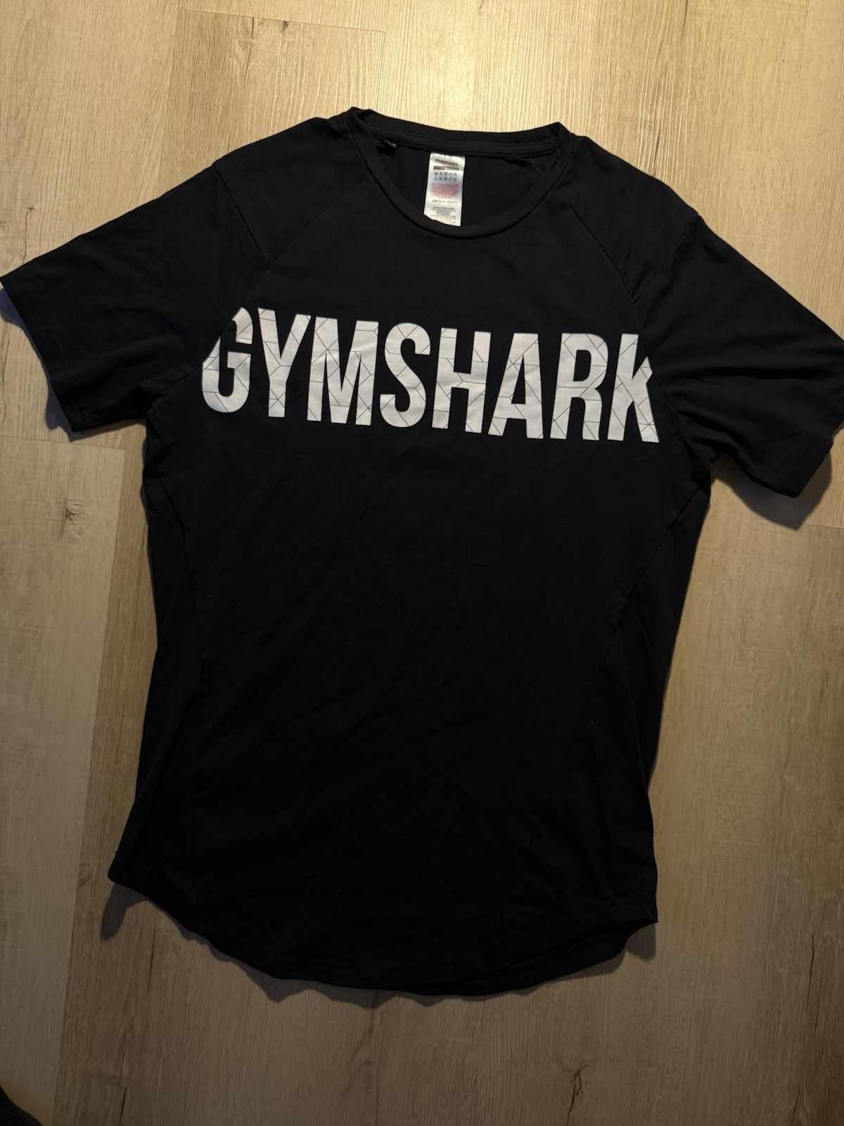 Gymshark David laid black prime shirt