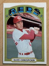 Dave Concepcion 1972 Topps Baseball Card #267, NM, Cincinnati Reds 