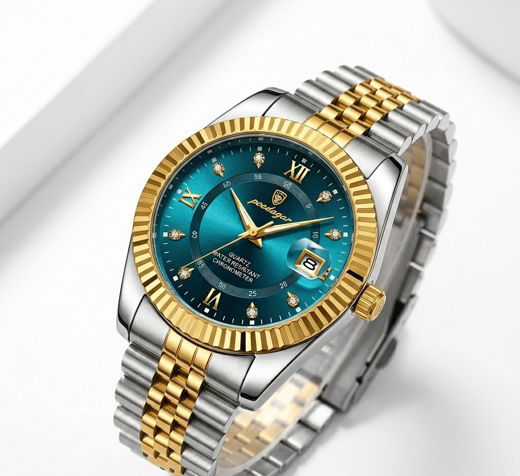 Montre homme luxe quartz POEDAGAR étanche pour un style premium raffiné