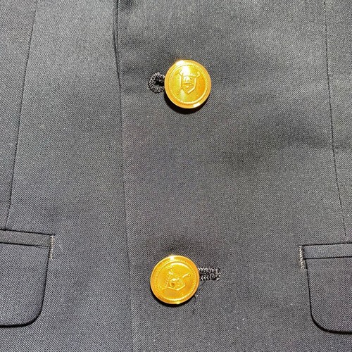 Lauren Ralph Lauren Boys Blazer Suit Jacket Size 5R Navy Blue Gold Buttons - Picture 11 of 14