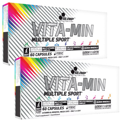 VITA-MIN MULTIPLE SPORT - 60-180 Capsules - Vitamins, Minerals, muscle recovery