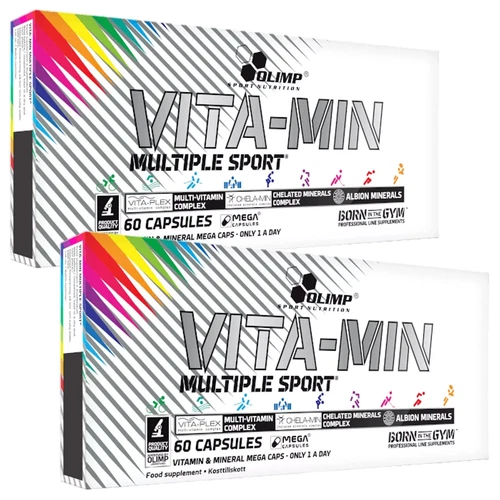 VITA-MIN MULTIPLE SPORT - 60-180 Capsules - Vitamins, Minerals, muscle recovery