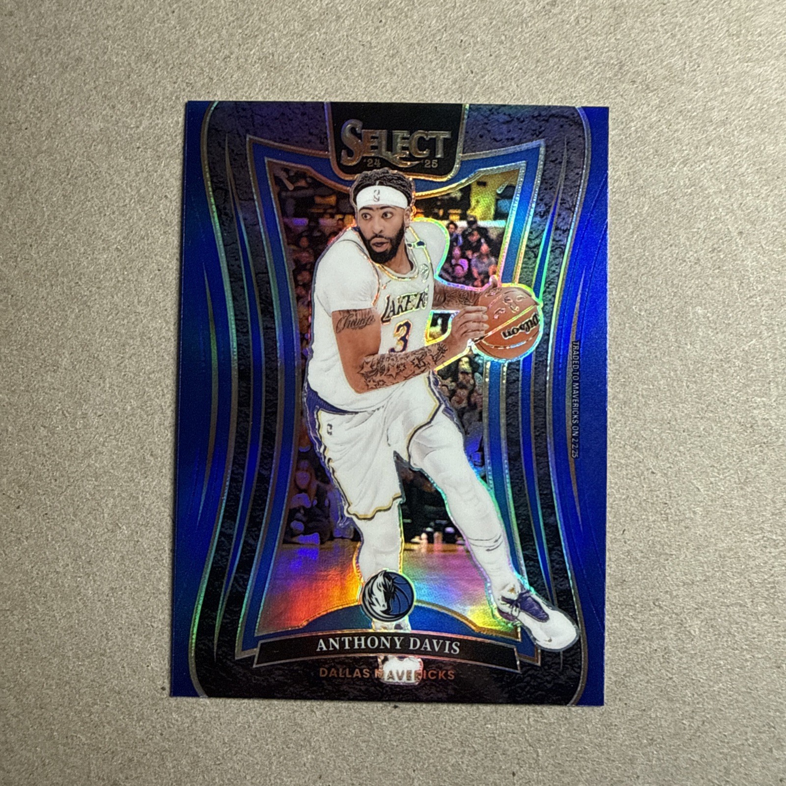 2024-25 Panini Select - Mezzanine Anthony Davis #333 Blue Prizm