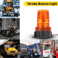 1x 30 Led Strobe Beacon Light Forklift Truck Rooftop Blue Emergency Warning Usa