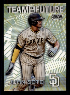 2022 Stadium Club Chrome #TOF-16 Juan Soto Team of the Future