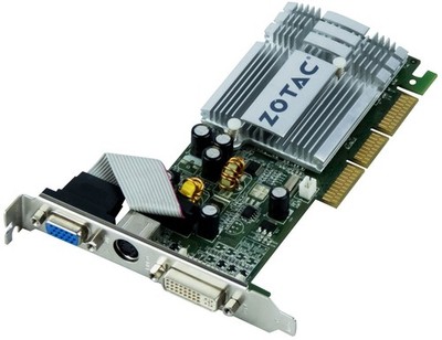 Graphics Card Zotac NVIDIA GeForce FX 5200 128MB 188-01N05-010ZT AGP