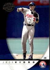 2001 Donruss Class of 2001 Baseball Card #81 Jose Vidro Samples Silver