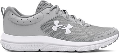 Under Armour Men's Charged Assert 10Wide (2E) Running Shoes Mod Gray/Mod Gray/Wh