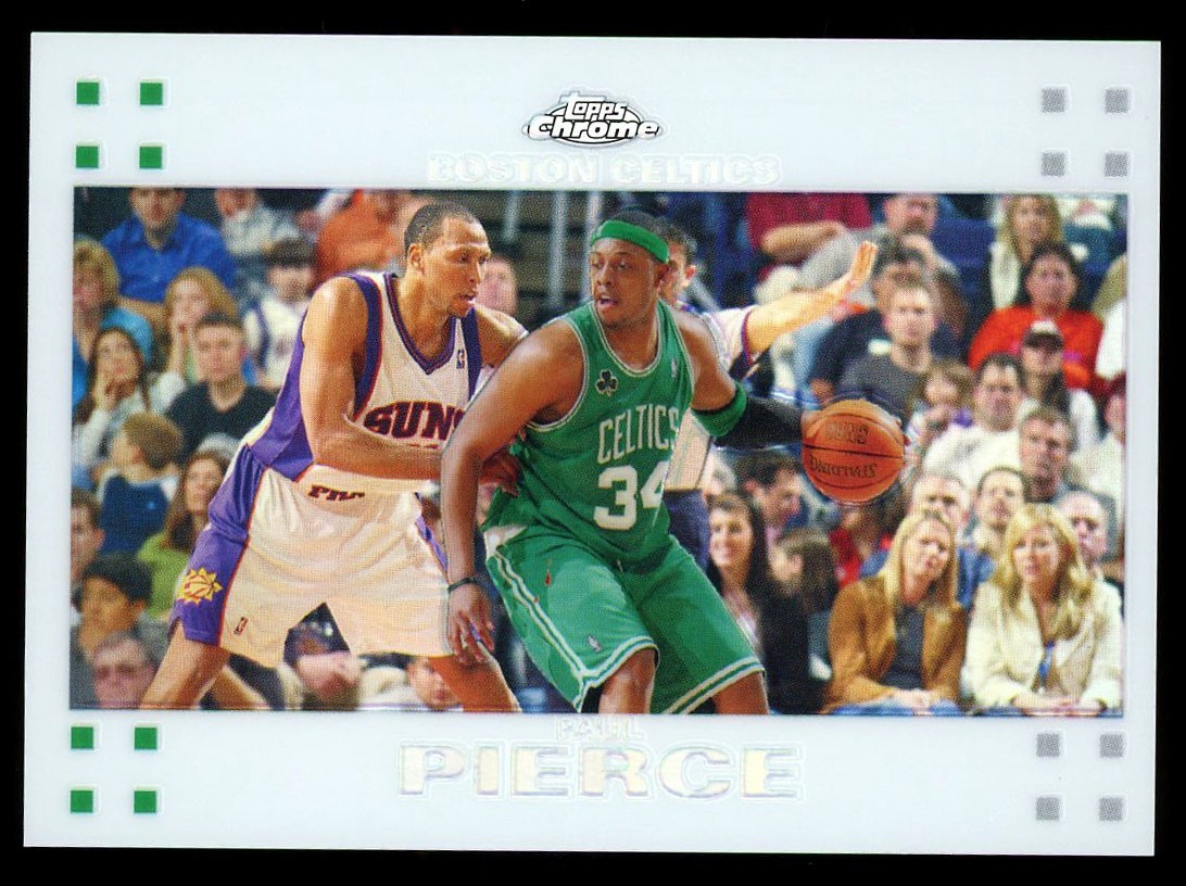 Paul Pierce 2007 Topps Chrome White Refractor /99 CELTICS