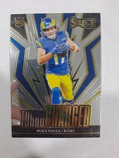 Panini Select Turbocharged Puka Nacua #TUR-PNA Rookie Rams Football 2023