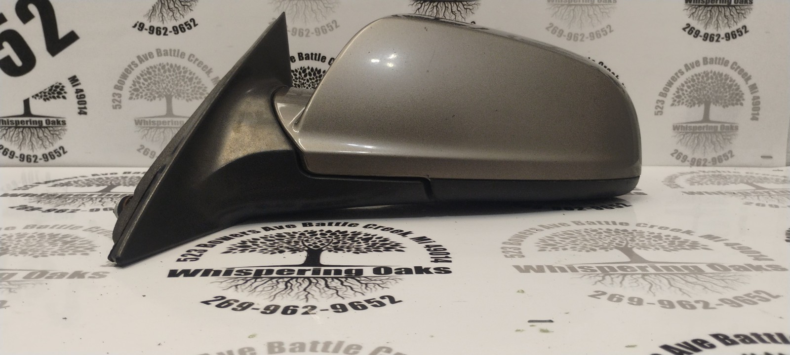 2008-2012 Chevy Malibu/ Aura LH Driver Side Power Mirror 25976208 Gray