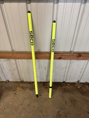 Seco 2m Two-Piece GPS Rover Rod, Yellow, PN 5125-00-YEL, Surveying