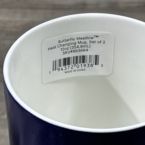 Lenox Butterfly Meadow Design&Color Changed When When Hot Beverage Added~12 Oz - Picture 8 of 8