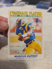 1991 Score - Award Winners #618 Marcus Dupree Rookie Card NM or Gem Mint  ??. rookie card picture