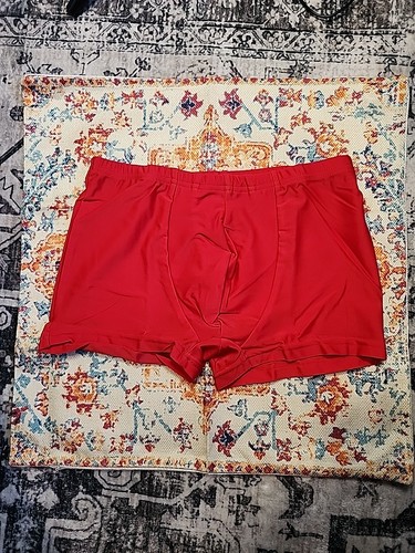 Vintage Undergear AH430 Extreme Ring Enhancement Trunk Red Large NWT