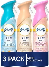 Febreze Air Mist Freshener Spray, Odor-Fighting Room Spray for Home and...