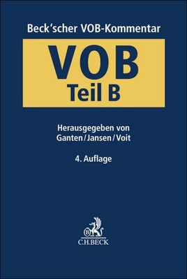 Beck'scher VOB-Kommentar  VOB Teil B Hans Ganten