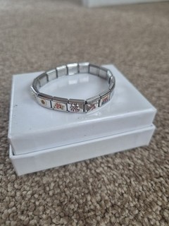 ORIGINAL NOMINATION ARMBAND MIT 10 CHARMS