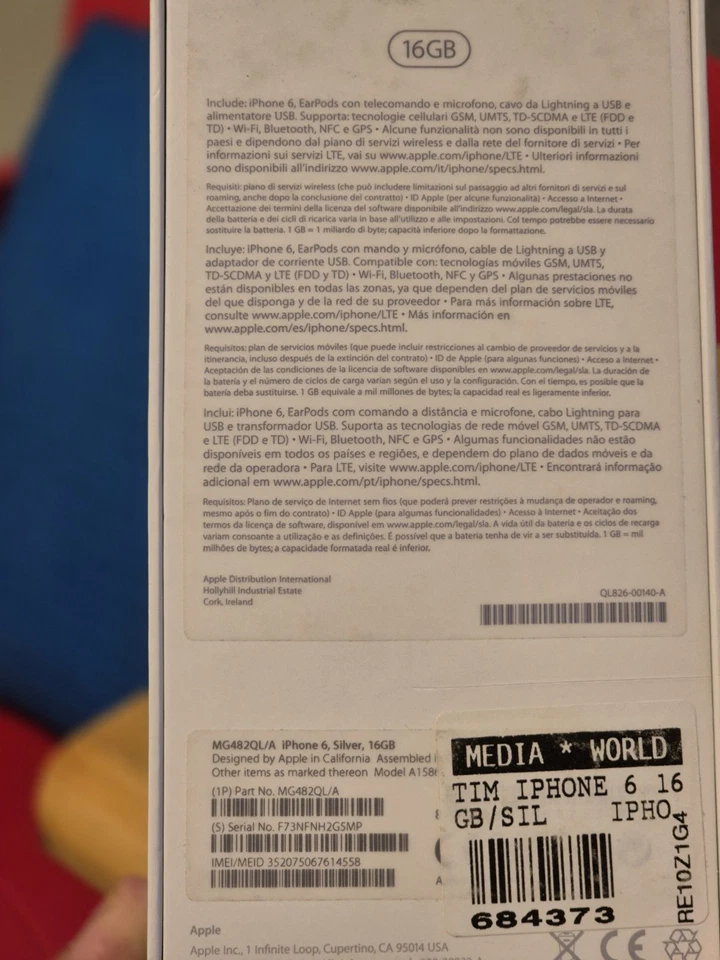 iPhone 6 - 16GB Silver - Immagine 2 di 2