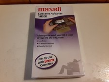 Maxell Cassette Adapter VHS-C to VHS New Sealed VP-CA