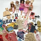 Vintage Doll Lot Barbie Charlie's Angels Bionic Woman Clothing 5 Dolls 1970s-80s